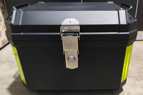 CAJUELA PARA MOTO ABS 45 LITROS CON FORRO INTERNO PREMIUM